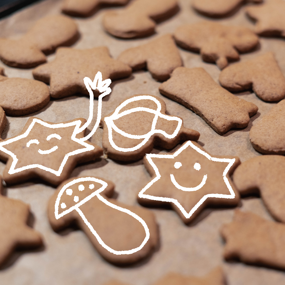 HOLIDAY CRAFTS WITH YKRA KIDS - Supersoft gingerbread cookies