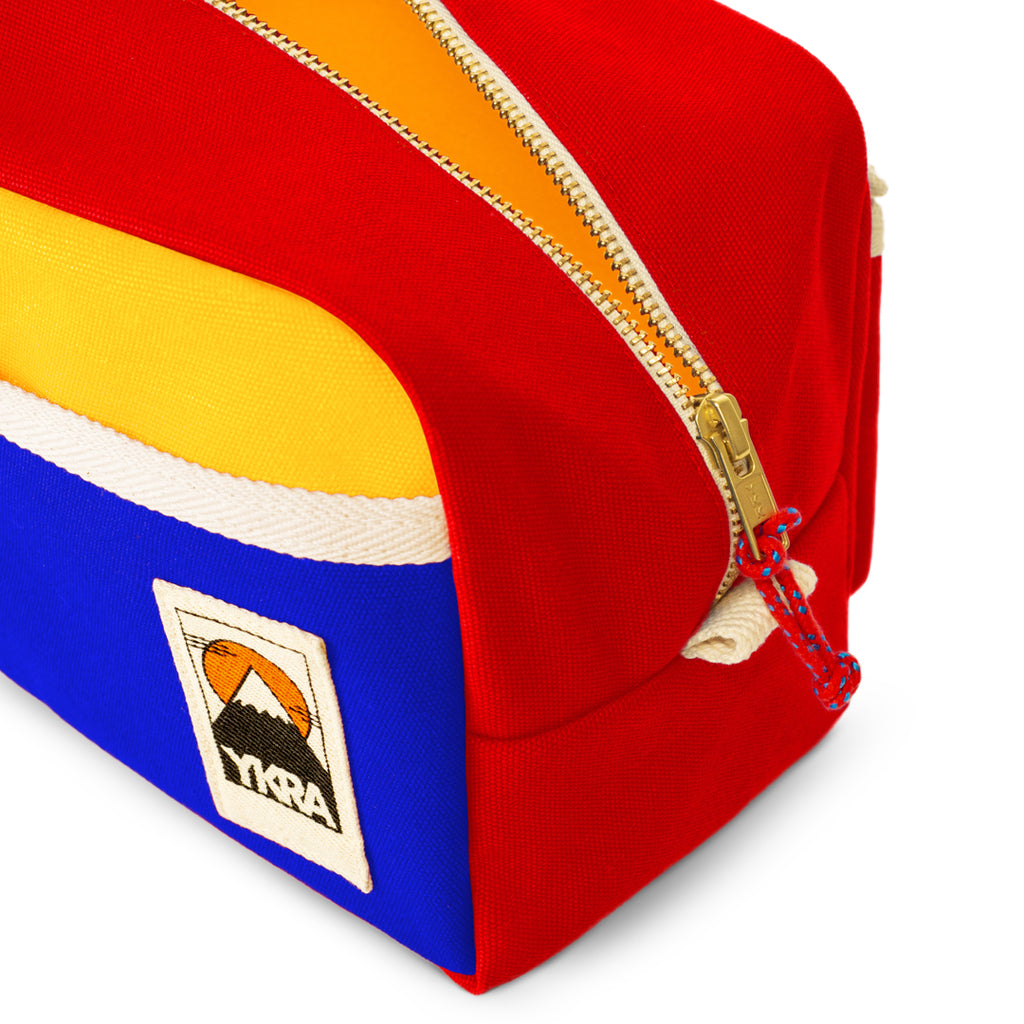 YKRA DOPP PACK - TRICOLOR Canvas Toiletry Bag - YKRA